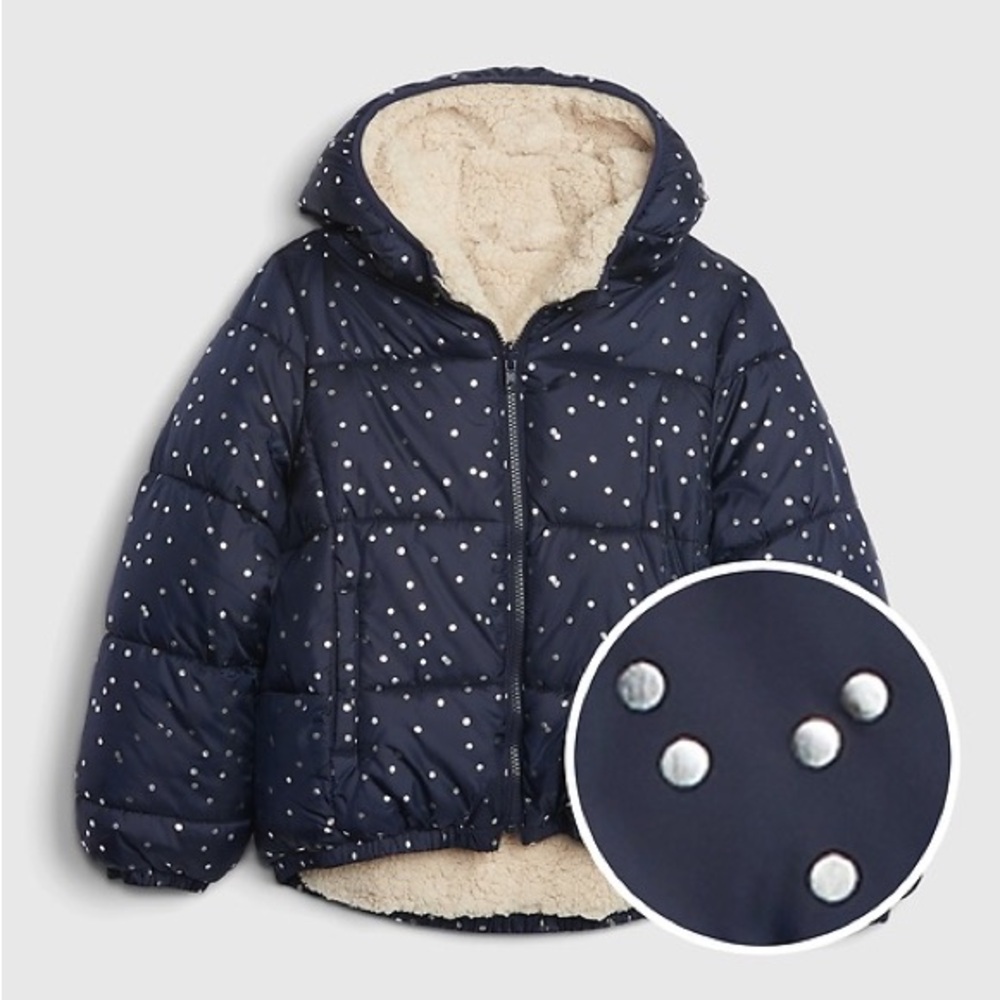 Gap Cold Control Max Reversible Cozy Puffer Size XS